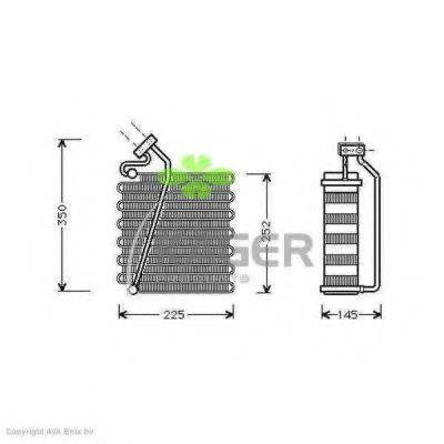 KAGER 945669 Випарник, кондиціонер