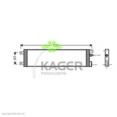 KAGER 946386 Конденсатор, кондиціонер