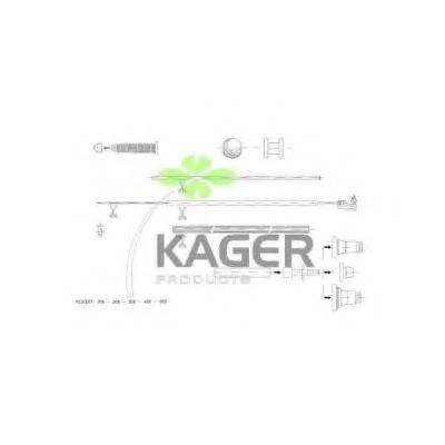 KAGER 193682 Тросик газу