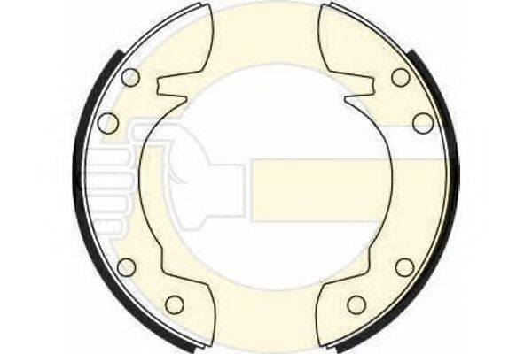 GIRLING 5160936 Комплект гальмівних колодок