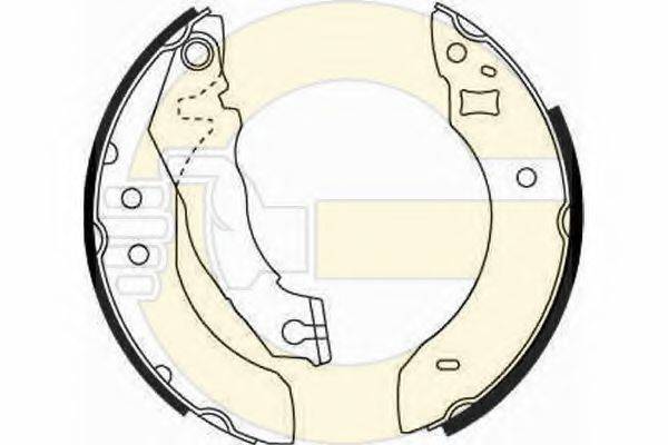 GIRLING 5161511 Комплект гальмівних колодок
