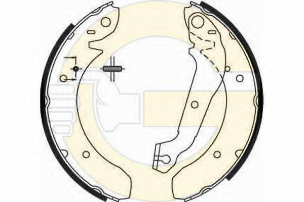 GIRLING 5161521 Комплект гальмівних колодок
