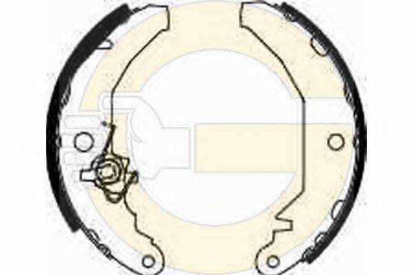 GIRLING 5161793 Комплект гальмівних колодок
