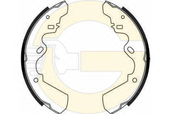GIRLING 5162049 Комплект гальмівних колодок