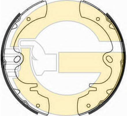 GIRLING 5181599 Комплект гальмівних колодок