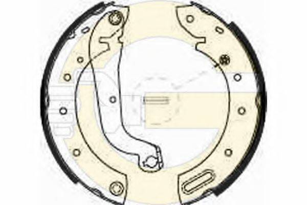 GIRLING 5186251 Комплект гальмівних колодок