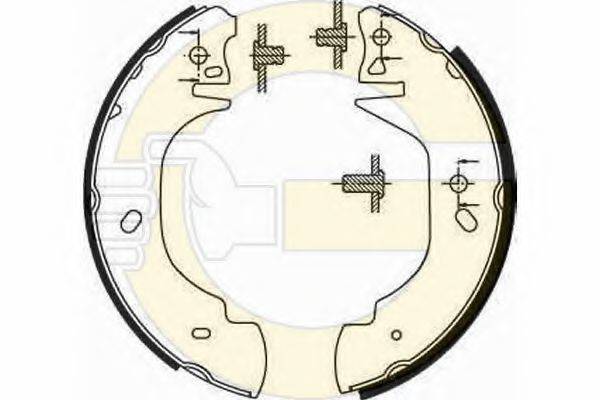 GIRLING 5186293 Комплект гальмівних колодок