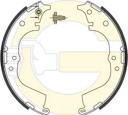 GIRLING 5186939 Комплект гальмівних колодок