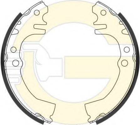 GIRLING 5186999 Комплект гальмівних колодок