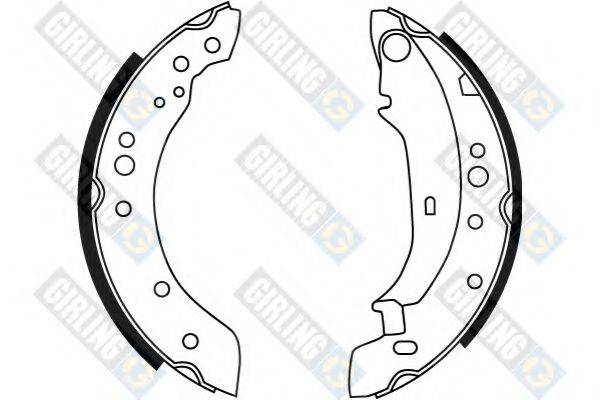 GIRLING 5187569 Комплект гальмівних колодок