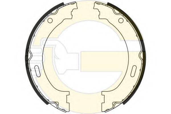 GIRLING 5187951 Комплект гальмівних колодок, стоянкова гальмівна система