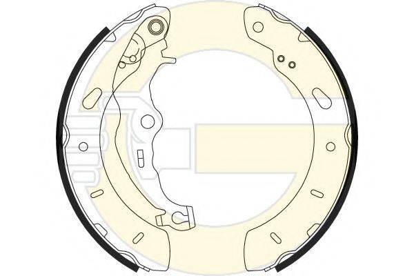 GIRLING 5188069 Комплект гальмівних колодок