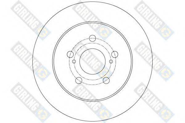 GIRLING 6061454 гальмівний диск