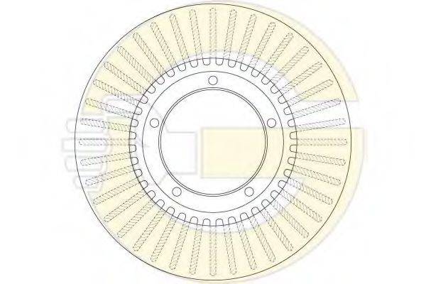 GIRLING 6064861 гальмівний диск