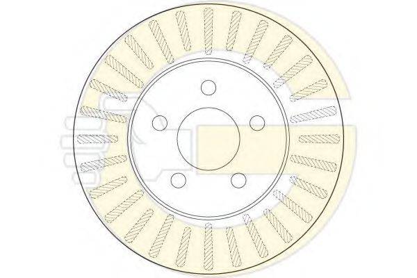 GIRLING 6064911 гальмівний диск