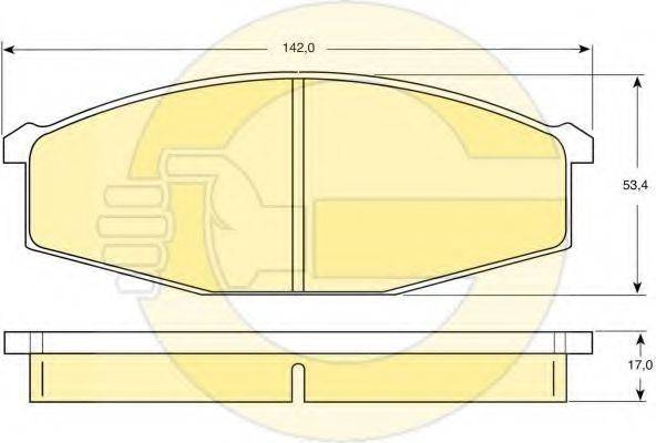 GIRLING 6410679 Комплект гальм, дисковий гальмівний механізм