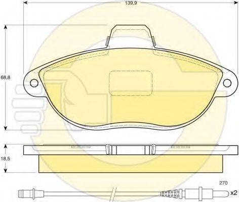 GIRLING 6410773 Комплект гальм, дисковий гальмівний механізм