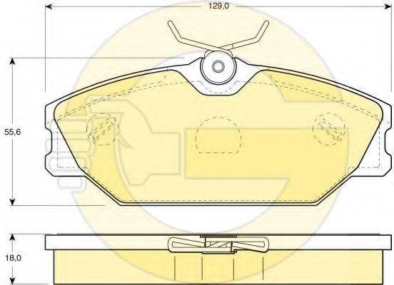 GIRLING 6410851 Комплект гальм, дисковий гальмівний механізм