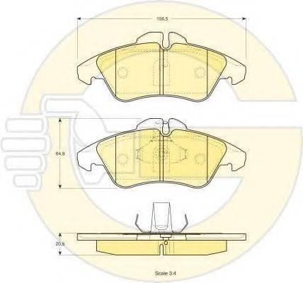 GIRLING 6411682 Комплект гальм, дисковий гальмівний механізм