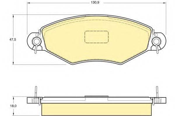 GIRLING 6411754 Комплект гальм, дисковий гальмівний механізм