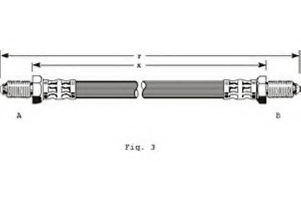 GIRLING 9003197 Гальмівний шланг