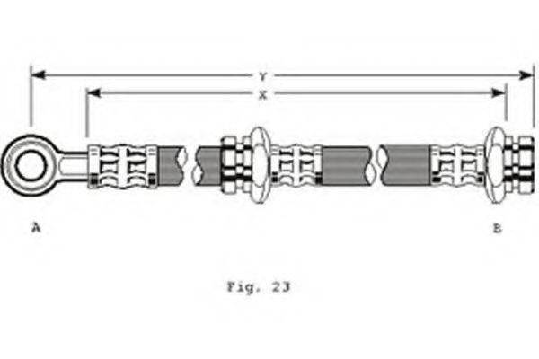 GIRLING 9004112 Гальмівний шланг