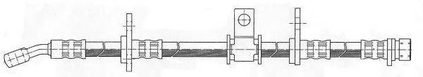 KAWE 511756 Гальмівний шланг