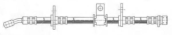 KAWE 511757 Гальмівний шланг