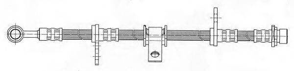 KAWE 511877 Гальмівний шланг