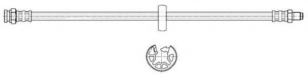 KAWE 512352 Гальмівний шланг