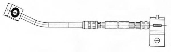 KAWE 513294 Гальмівний шланг