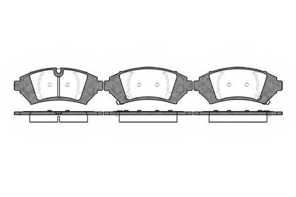 KAWE 064112 Комплект гальмівних колодок, дискове гальмо