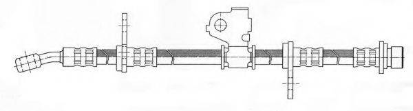 KAWE 511156 Гальмівний шланг