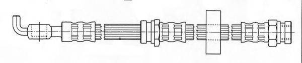 KAWE 511515 Гальмівний шланг