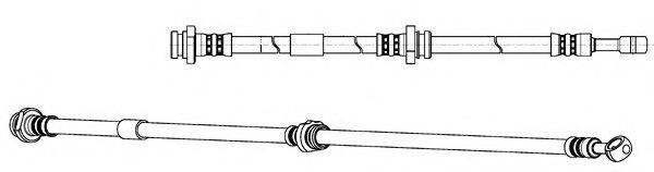 KAWE 512642 Гальмівний шланг