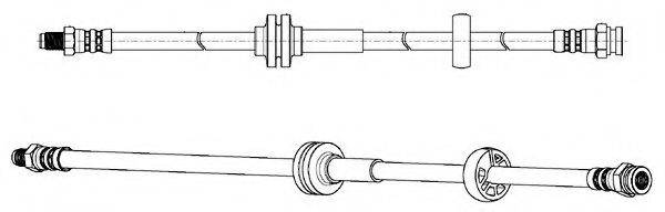 KAWE 512711 Гальмівний шланг