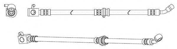 KAWE 512854 Гальмівний шланг