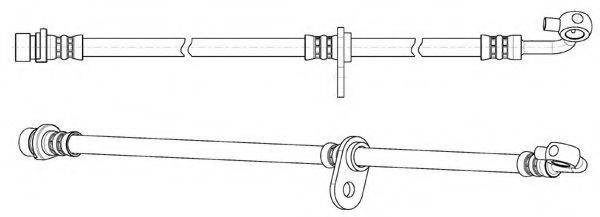 KAWE 512860 Гальмівний шланг