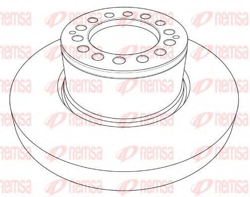 KAWE NCA120510 гальмівний диск