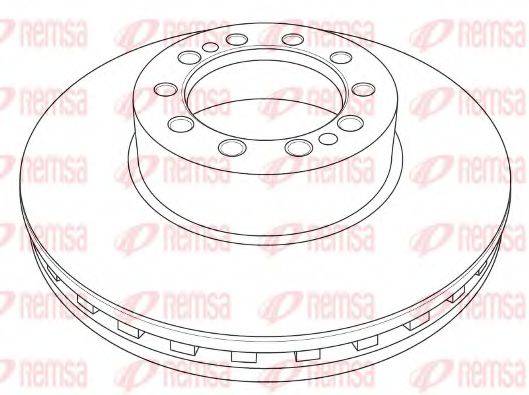 KAWE NCA121020 гальмівний диск