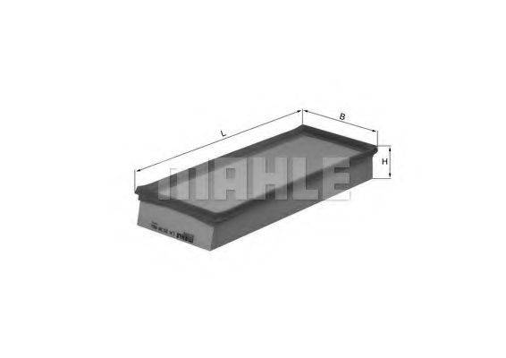 MAHLE ORIGINAL LX2038 Повітряний фільтр