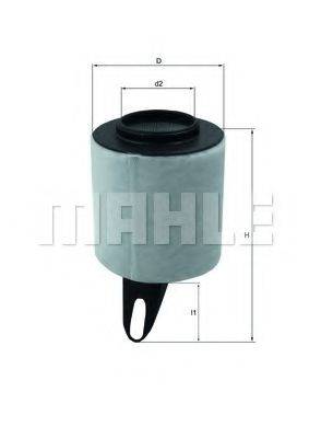 MAHLE ORIGINAL LX1650 Повітряний фільтр