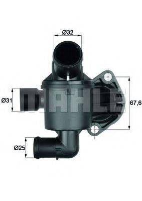 MAHLE ORIGINAL TI3587 Термостат, охолоджуюча рідина