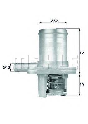 MAHLE ORIGINAL TI4089 Термостат, охолоджуюча рідина