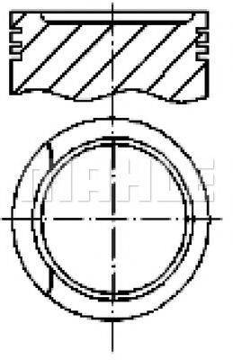 MAHLE ORIGINAL E70860 Поршень