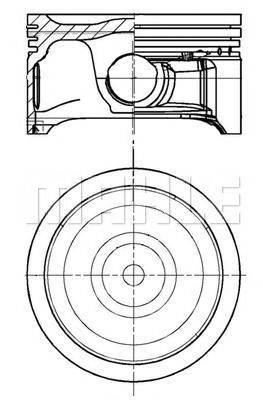 MAHLE ORIGINAL S14925 Поршень