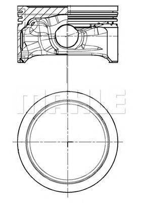 MAHLE ORIGINAL E14690 Поршень