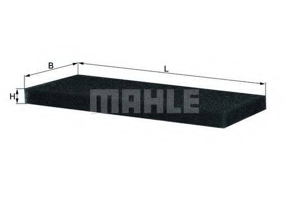 MAHLE ORIGINAL LAP2 Фільтр, повітря у внутрішньому просторі