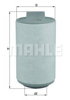 MAHLE ORIGINAL LX3251 Повітряний фільтр