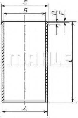 MAHLE ORIGINAL 213WT05 Гільза циліндра